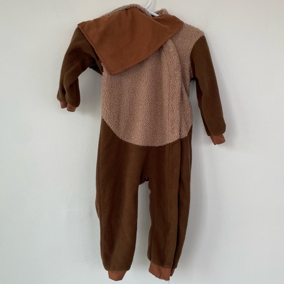 STAR WARS Baby Infant Ewok Bodysuit Costume 6-12 Months Wicket Halloween - Picture 3 of 11